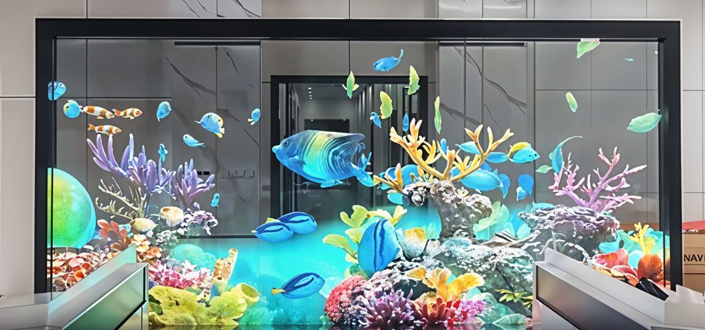 מסך שקוף לחלון ראווה