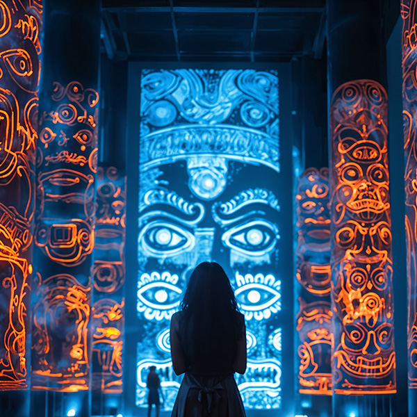 הקרנה על זכוכית