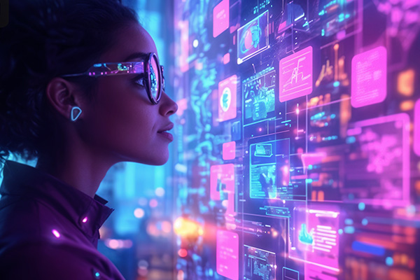 מסך וידאו שקוף