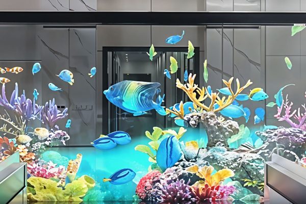 מסך שקוף לחלון ראווה